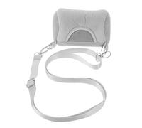 TOYANDONA Paquet de Couchage en Velours pour Petits Animaux Paquet de Transport Portable Gris 1 Pièce Chaud et Isolant pour Hamsters Hérissons Souris et Chats Pochette Polaire Confortable