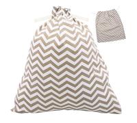 TOYANDONA Paquet De Rangement pour Bébé à Poche Étanche, Tissu Réutilisable Rayé, Léger Et Portable, pour Couches Et Vêtements, Paquet Multifonctionnel De Voyage