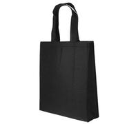 TOYANDONA Paquet d'Épicerie Réutilisable en Feutre Noir 35X30X10 CM Cabas Pliable Poignée Résistante pour Courses Quotidiennes et Rangement Alimentaire Écologique