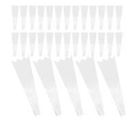 TOYANDONA Paquet Transparents Manchons Élégants pour Bouquets de Fleurs 200 en Plastique OPP à Double, Compatibles avec Lavande et Compositions de Fleurs, pour Fleuristes
