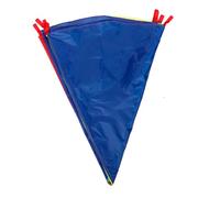 TOYANDONA Parachute Arc-Ciel avec Poignées Jeu Coopératif Activité de Récréation pour Garçon Fille Extérieur et Intérieur pour Développement Physique et Social