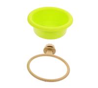 TOYANDONA Parakeet Bath for Inside Cage with Stand Non-Slip Bird Cage Bath Tub Set Including Bathing Box and Plastic Nest Holder Suitable for Small Birds Like Parrots and Canaries