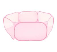 TOYANDONA Parc à Lapins Pliable en Polyester Rose, Cage à Animaux Pratique et Bien Conçue, pour Jouer en Intérieur et Extérieur