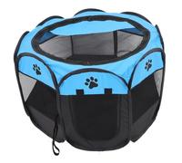 TOYANDONA Parc pour Chiens Grand Format Octogonal Tissu Oxford avec Maille Respirante Pliable et Portable Enclos Polyvalent pour Intérieur et Extérieur