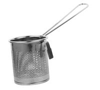 TOYANDONA Passoire Cuillère Acier Inoxydable pour Hot Pot avec Maille Fine et Crochet Capacité Spacieuse Filtre Cuisine pour Pâtes et Nouilles Panier Vidange Robuste Ustensile de Service