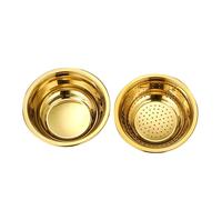 TOYANDONA Passoire Cuisine Acier Inoxydable avec Bol et Panier Drainant Tamis Fin Résistant Corrosion pour Légumes et Fruits Panier-filtre Évier Pratique