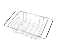 TOYANDONA Passoire D'évier Extensible en Acier Inoxydable, Panier Égouttoir Rétractable pour Fruits et Légumes, Accessoire Cuisine Multifonctionnel pour Évier Intérieur, Panier à Légumes