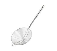 TOYANDONA Passoire Écumoire Acier Inoxydable avec Double Filtre Maille Fines pour Hot Pot et Friture Cuillère Filtrante Ergonomique Résistante Chaleur pour Pâtes Nouilles et Légumes