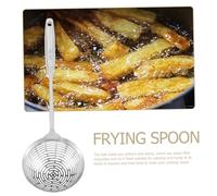 TOYANDONA Passoire Inox pour Friture Cuillère à Huile Résistante Haute Température Tamis Mailles Fines Multifonction pour Cuisine Professionnelle et Maison Écumoire avec Suspendu