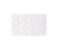 TOYANDONA Patch de Saxophone Ténor Coussins pour Saxophone Alto et Clarinette Basse Blanc Protection des Dents 8 Pièces en Silicone Confort Vibrations pour Musiciens