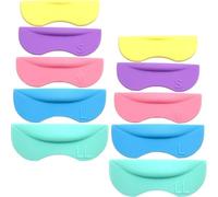 TOYANDONA Patchs en Silicone Colorés pour Rehaussement de Cils - 5 Paires - Coussinets Souples pour Permanente et Recourbe-Cils Kit Professionnel pour Soins des Cils Adaptés à Toutes