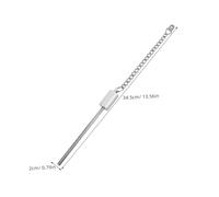 TOYANDONA Patio Umbrella Pin Chain Fixing Strap Durable Metal Outdoor Umbrella Parts with Stable Support and Easy Installation for Garden and Courtyard Parasols