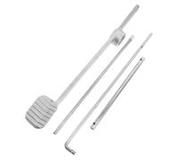 TOYANDONA Pédale Métallique pour Poubelle Extérieure Accessoire pour Grosse Poubelle Pédale Facile à Installer pour Couvercle Gestion Hygiénique des Déchets Usage Jardin et Espaces