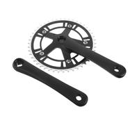 TOYANDONA Pédalier VTT pour Single Speed et Pliant Manivelle pour Améliorer de Puissance Compatible Universellement Installation Facile