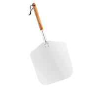 TOYANDONA Pelle à Pizza Aluminium Légère Anti Manche Bois Isolant Pelle Multifonctionnelle pour Four Pizza et Pâtisserie Adaptée Aux Restaurants et Usage Domestique