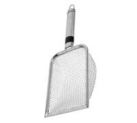 TOYANDONA Pelle à Sable Acier Inoxydable avec Maillage Filtrant pour Plage Outil pour Ramasser Les Coquillages et Filtrer Sable