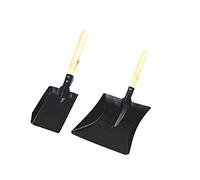 TOYANDONA Pelle en Acier au Carbone pour Jardinage et Barbecue Lot de 2 Taille L Multi-Usages Outil et Pratique Maison Camping