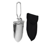 TOYANDONA Pelle extérieure truelle de randonnée truelle à Mini-Pelle truelle de Camping Pelle Pliante Pelle de Survie Pliante Pelle à la Main Acier Inoxydable Silver
