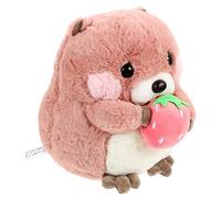 TOYANDONA Peluche Marmotte Douce et Souple Coussin Animal Peluche Mignon pour Garçon Fille Décoratif et Danniversaire Coussin Confortable et Adorable