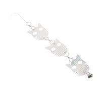 TOYANDONA Pendentif Effaroucheur Oiseaux Réfléchissant PVC Métal Suspension Décorative Résistante Aux Intempéries pour Jardin Balcon et Verger Protection des Plantes