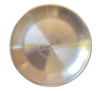 TOYANDONA Pentacle Decor Plate Doré pour Rituels Chamaniques Plateau Sacré avec Motif Pentagramme Support pour Offrandes et Objets Spirituels Décoration Ésotérique et Accessoires de