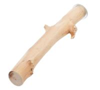 TOYANDONA Perche Oiseau Bois Naturel pour Cage Perruches et Perroquets Support Solide Résistant à Usure à Ronger et Perchoir Debout Interactif pour Petits Oiseaux