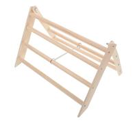 TOYANDONA Perchoir en Bois Solide pour Poulets et Poussins, Rampe D'accès Stable pour Poulailler, Support à Perchoirs Multifonction, Élément Indispensable pour Habitat de Volaille, 1 Pièce
