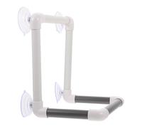 TOYANDONA Perchoir Perroquet Grand Format 4 Ventouses Antidérapantes, Support de Fenêtre pour Oiseaux, Accessoire Bain et Jeu, Fournitures pour Animaux de Compagnie