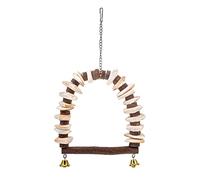 TOYANDONA Perchoir Perroquet Os de Seiche Calcique Accessoire Suspendu Durable pour Oiseaux Stimule Activité Physique et Dentaire