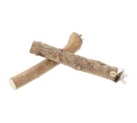 TOYANDONA Perchoirs à Oiseaux en Bois De Fleur De Poivre, Jouets pour Perroquets Naturels, Accessoires Robustes en Bois De 15 Cm, Support pour Cages à Oiseaux, pour Perruches