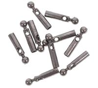 TOYANDONA Perles Métalliques De Queue De Parapluie 10 Pièces 2,8 Mm Diamètre Pour Réparation Parapluie Long Manche Usage Extérieur