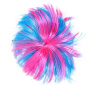 TOYANDONA Perruque de Colorée pour Halloween Accessoire de Costume Respirant pour Animaux de Compagnie Coiffure Cosplay Amusante pour Noël