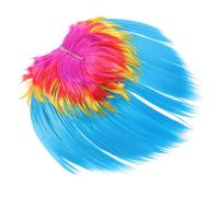 TOYANDONA Perruque De Fête Punk à Crête De Coq Accessoire De Cosplay Amusant Pour Homme Et Femme Perruque De Déguisement Colorée Pour Carnaval Et Soirées à Thème