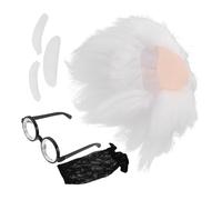 TOYANDONA Perruque Synthétique Pour Déguisement De Chercheur Déguisement Halloween Accessoire Pour Cosplay Et Soirées à Thème