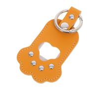 TOYANDONA Pet Hair Keepsake Keychain PU Leather Paw Shape Photo Holder Lightweight Memorial Pendant for Dog and Cat Remembrance