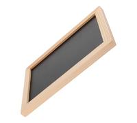 TOYANDONA Petit Panneau Tableau Noir Double Face Effaçable 18x13cm Noir | Bois Composite, Écriture Recto Verso, pour Cartes de Table et Notes la Cuisine