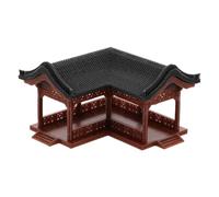 TOYANDONA Petite Statue de pavillon Chinois Zen Miniature Décoration de | Maquette d'architecture chinoise ancienne traditionnelle, accessoire de décoration pour jardin féérique, micro-paysage