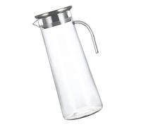 TOYANDONA Pichet à Eau Acrylique avec Couvercle Inox Carafe pour Boissons Froides Cuisine Maison et Restaurant