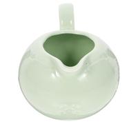 TOYANDONA Pichet à en Céramique Vert 200 Ml Pichet à Sauce Cuisine et Restaurant de Sirop et Lait Individuel Pot à Lait pour Café et Vinaigrette