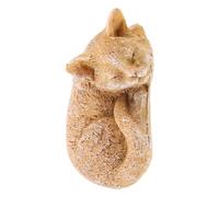 TOYANDONA Pierre Commémorative Animale Statue De Chat pour Jardin Et Mémorial De Compagnon Souvenir Élégant pour Animaux Perdus Décoration Extérieure Et Confortante