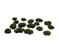 TOYANDONA Pierres Décoratives Imitation Mousse, Lot de 16 Pièces, Matériau Sûr, Couleurs Vives, Ornement pour Jardin Extérieur, Bonsaï, Aquarium et Paysage Naturel