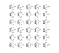 TOYANDONA Pierres pour Ongles Couronne 30 Pcs en Alliage Base Plate Décorations Nail Art Paillettes Breloques pour Manucure Fêtes Noël Accessoires DIY