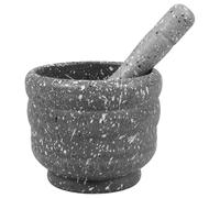 TOYANDONA Pilon Manuel avec Bol Grand Format en Plastique Léger Presse-Ail et Presse-Purée Ergonomique pour Broyer Ail Épices et Herbes Ustensile Cuisine Polyvalent Adapté à la