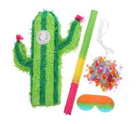 TOYANDONA Piñata Cactus Décorative pour Fête d'Anniversaire Remplie de Bonbons Variés Matériau Papier Résistant Kit une Pièce Animation Festive Interactive pour Shower Couleur Aléatoire
