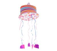 TOYANDONA Pinata Licorne à Tirer Corde Mini Piñata Lanternes Décorative pour Fête Danniversaire Garçon Fille Jeu Suspendu pour Célébrations et Cadeau Surprise Rose