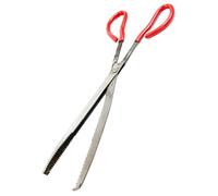 TOYANDONA Pince à Crabe Antidérapante Métal Outil Polyvalent pour Homard Écrevisses et Poissons Manche Long Sécurisé pour Cuisine