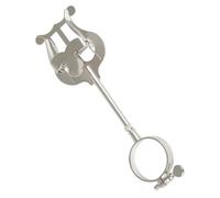 TOYANDONA Pince à Partitions Portable pour Clarinette Fer Argenté Accessoire et Compact pour Maintien de Partitions Lors de Marches et