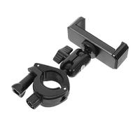 TOYANDONA Pince à Trompette Portable en Plastique Noir Rotation 360° et Clip Tube 15-31mm, Support Sécurisé pour Téléphone et Tablette Lors de Concerts en Extérieur