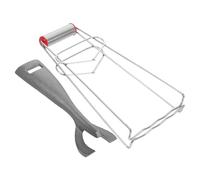 TOYANDONA Pince de Cuisine Antidérapante Fonte pour Assiettes Chaudes Outil de Préhension Ergonomique pour Griller et Plus Ensemble