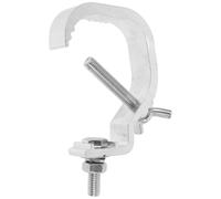 TOYANDONA Pince de Fixation en Alliage D’Aluminium Renforcé pour Éclairage de Scène Crochet Robuste Réglable pour Structure Lumineuse Accessoire Argenté pour Support de Projecteur